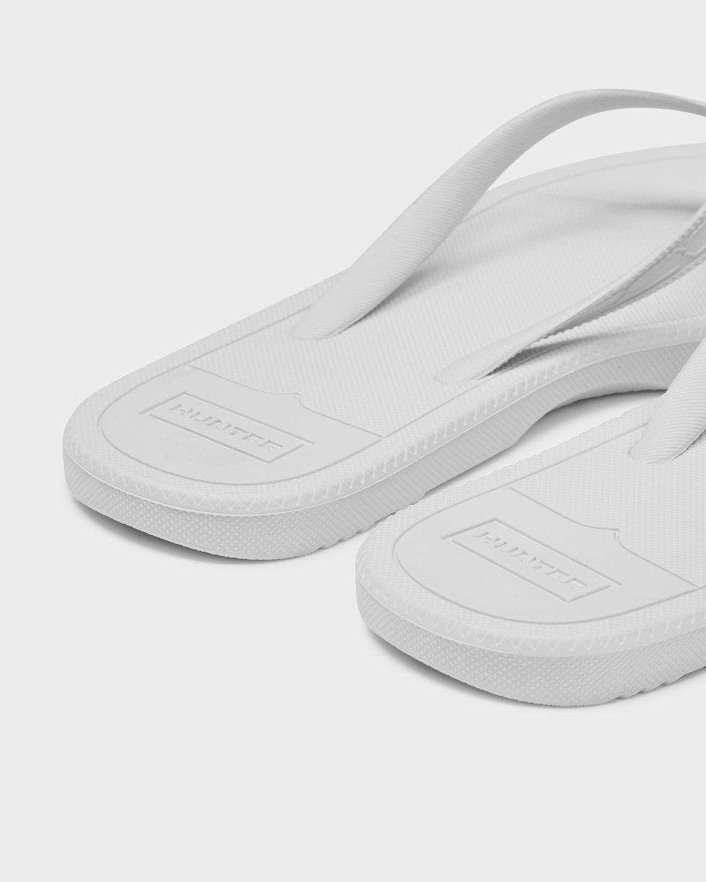 Hunter Original Flip Flops - Sale Online Womens White - EDWINH083